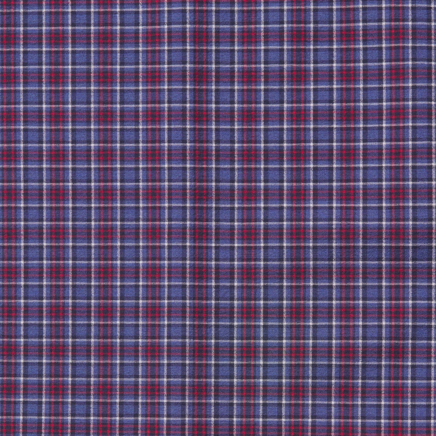 Amherst Men's Long Sleeve Blue/Red Plaid Shirt